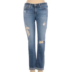 AG Distressed Ankle Jeans